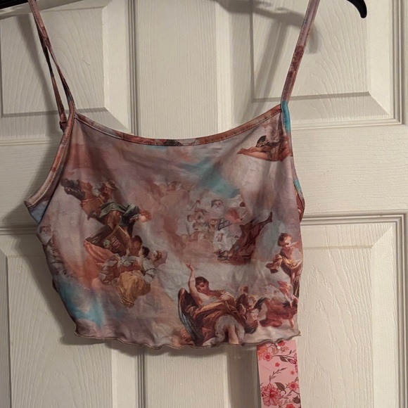 SHEIN Tops - SHEIN Artistic Print Camisole in Multicolor